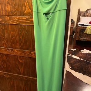 Green Zara dress